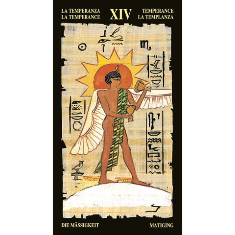 Egyptian Tarot Deck 78 Cards by Lo Scarabeo Esoteric Fortune Telling