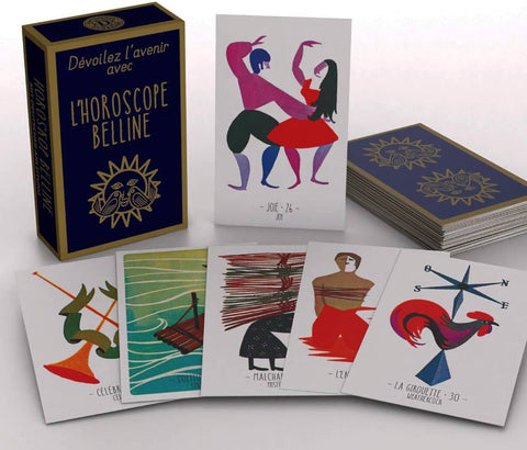 L'Horoscope Belline Oracle Deck French Edition Divination Cards by Cartamundi
