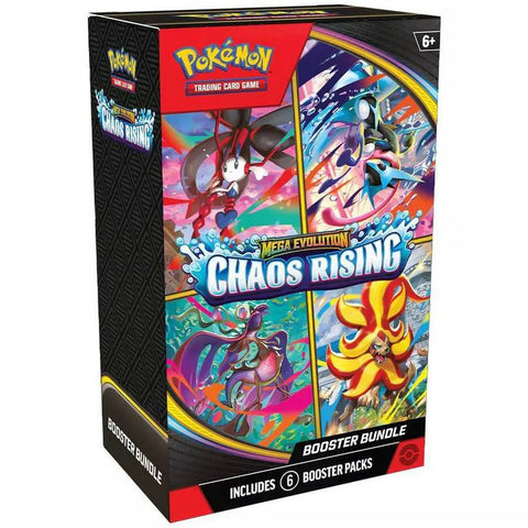 Pokemon TCG Mega Evolution Chaos Rising Booster Bundle 6 Packs English