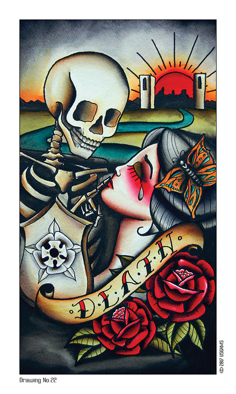 Eight Coins Tattoo Tarot Deck by Lana Zellner 82 Cards US Games Systems