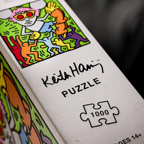 Keith Haring Andy Mouse 1000 Piece Art Jigsaw Puzzle by Theory11 New
