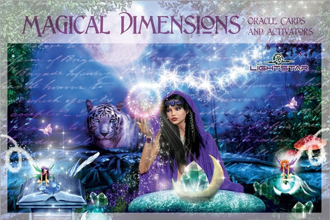MAGICAL DIMENSIONS ORACLE CARDS AND ACTIVATORS LIGHTSTAR SCHIFFER PUBLISHING NEW