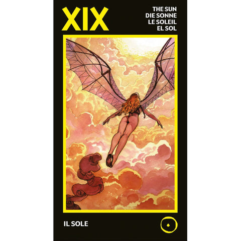 Manara Erotic Mini Tarot Cards Deck Lo Scarabeo Milo Manara Full Deck Italy NEW