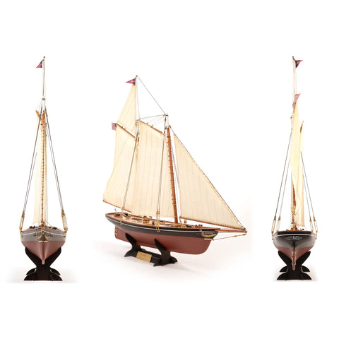 OcCre America 1851 Wooden Ship Model Kit 1:75 Scale Sailing Yacht 12014