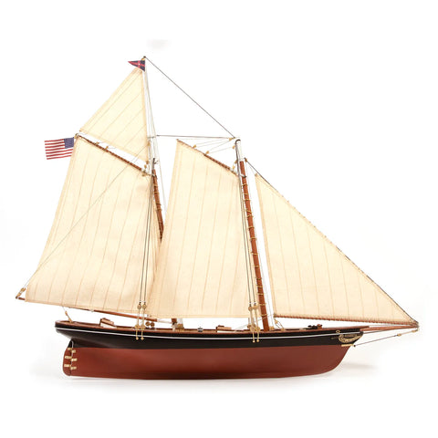 OcCre America 1851 Wooden Ship Model Kit 1:75 Scale Sailing Yacht 12014