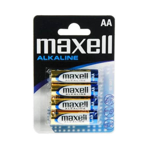 Maxell AA Alkaline 4-pack blister