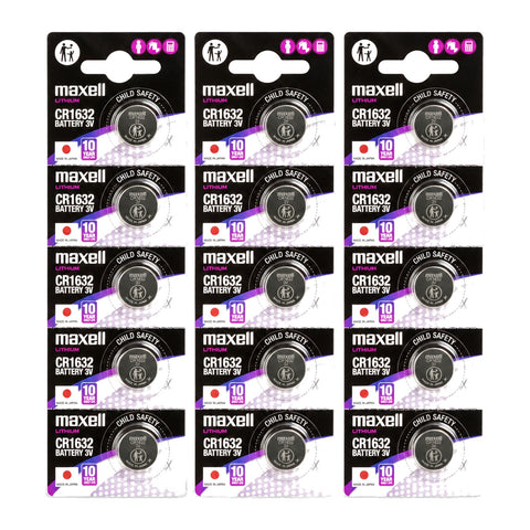 15x Maxell CR1632 - 3 blister strips