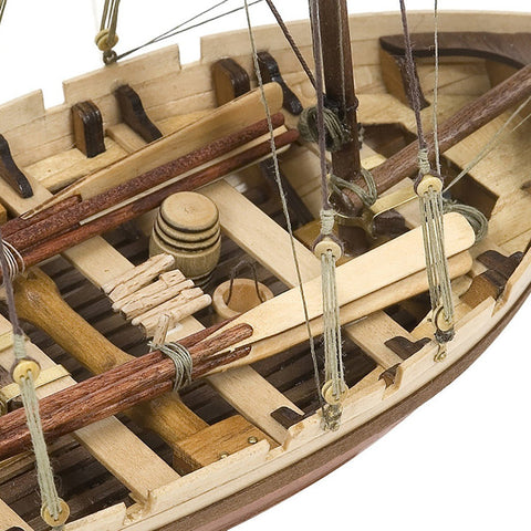 OcCre Dosnumas Fishing Boat Wooden Model Kit 1:24 Easy Build 435mm