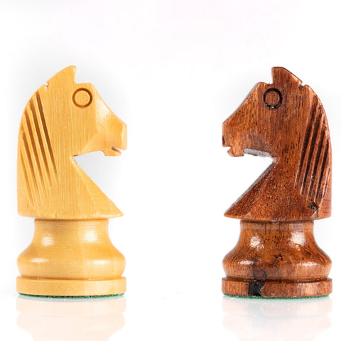 Italfama Magnetic Wooden Chess Set Acacia with Vintage Map Faux Leather Board