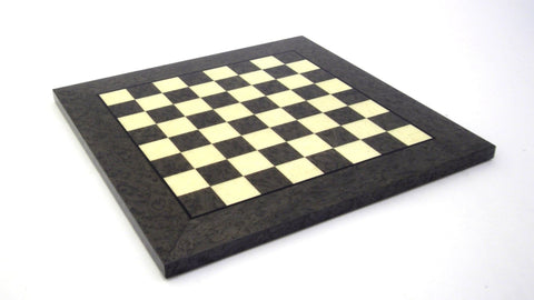 Italfama MONCADA Metal Chess Set with Yew Wood Board Handmade in Italy