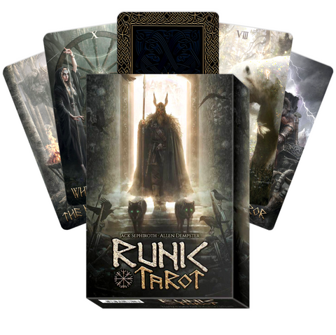 Runic Tarot Deck & Guidebook Set Norse Mythology Lo Scarabeo 78 Cards