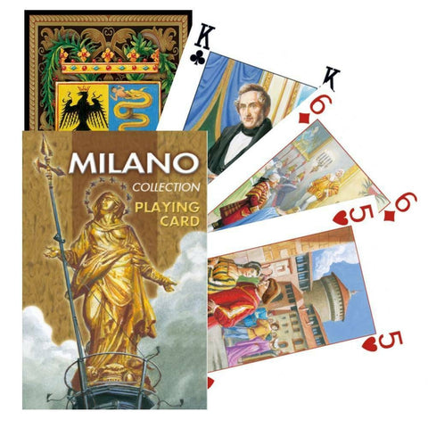 Milano Collection Illustrated Playing Cards Deck Lo Scarabeo Poker
