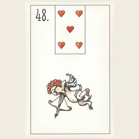 Maybe Lenormand Oracle Deck by Ryan Edward 52 Cards US Games Divination