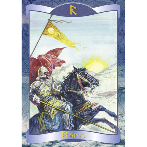 Rune Oracle Cards Deck Lo Scarabeo Norse Gods Divination Set English