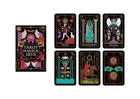 The Witch Of The Forest'S Tarot Magick Deck Spiritual Leaping Hare Press Lhp001