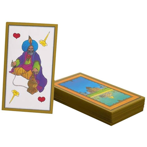 Persian Tarot Deck by Madame Indira – French Edition Divination Cards Grimaud