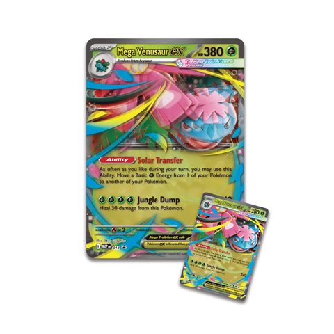 Pokemon TCG Mega Venusaur EX Premium Collection Box 8 Booster Packs EN