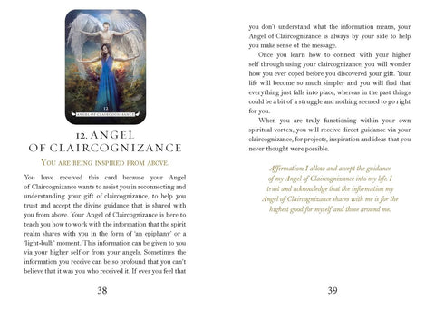 Angel Oracle Cards Deck by Debbie Malone Rockpool 36 Card Set Guidebook