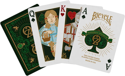 Bicycle Wizard of Oz Playing Cards Deck – Collector Gold Foil Edition