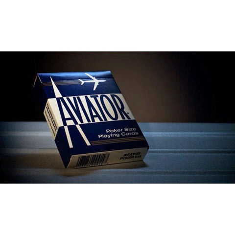 Aviator Standard Index Blue Playing Cards Poker Deck Magic Tricks USPCC