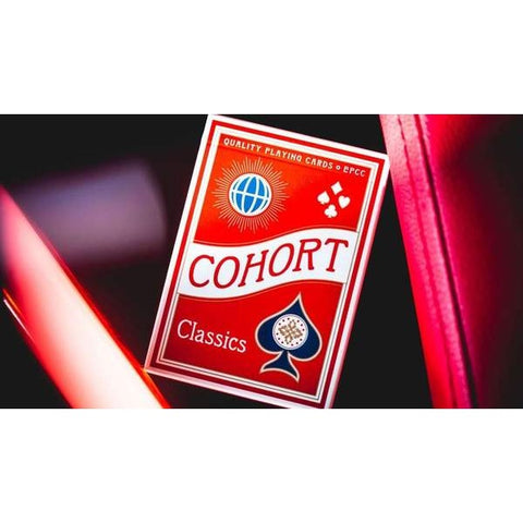 Ellusionist Cohort Red Marked Playing Cards Poker Size Deck