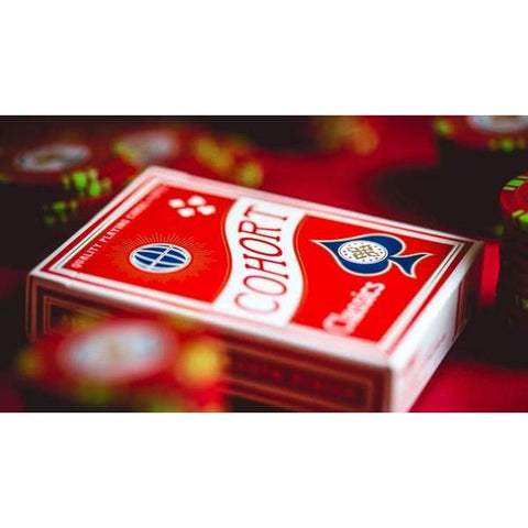 Ellusionist Cohort Red Marked Playing Cards Poker Size Deck