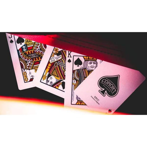 Ellusionist Cohort Red Marked Playing Cards Poker Size Deck