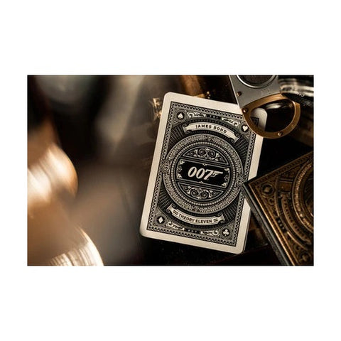 James Bond Agent 007 Playing Cards Theory11 Black Gold Poker Deck
