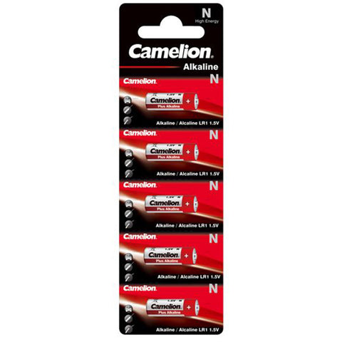5x Camelion LR1 N Plus Alkaline 1.5V 945mAh Batteries Made in Germany
