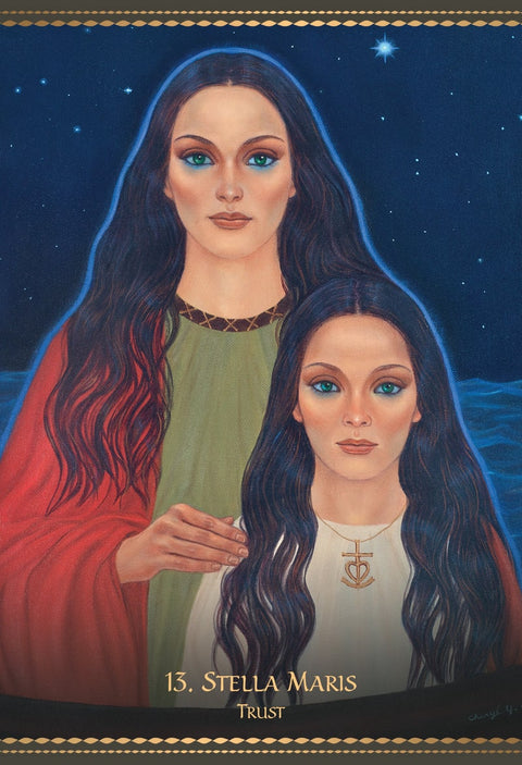 The Mystique Of Magdalene An Oracle Of Love Cards Deck Blue Angel C. Y. Rose NEW