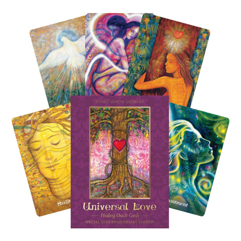 Universal Love Healing Oracle Cards Special 20Th Anniversary Edition Blue Angel