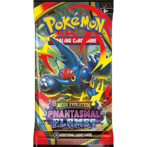 Pokemon TCG Phantasmal Flames Booster Pack, 10 Cards, English