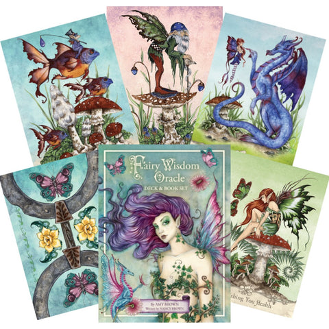 Fairy Wisdom Oracle Card Deck & Guide Book Set by Amy Brown US Games