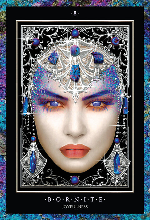 Precious Gems Oracle Cards Deck by Maxine Gadd Blue Angel 40 Card Set