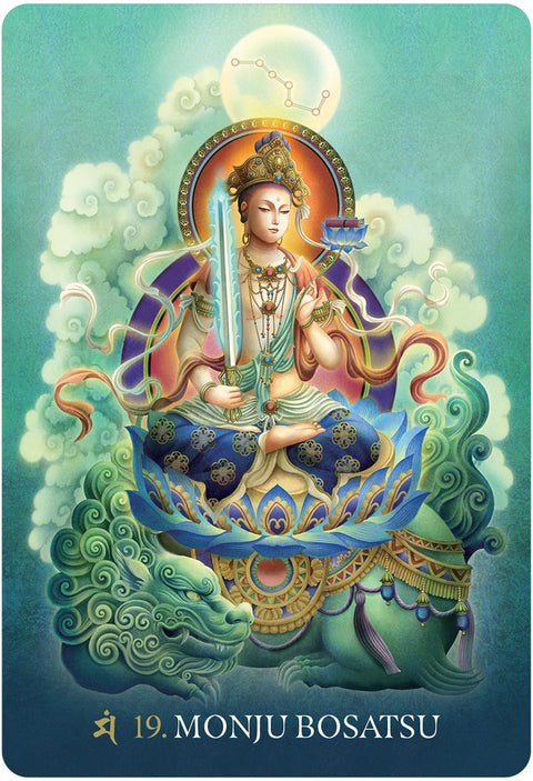 Esoteric Buddhism of Japan 44-Card Oracle Deck Okuda Blue Angel