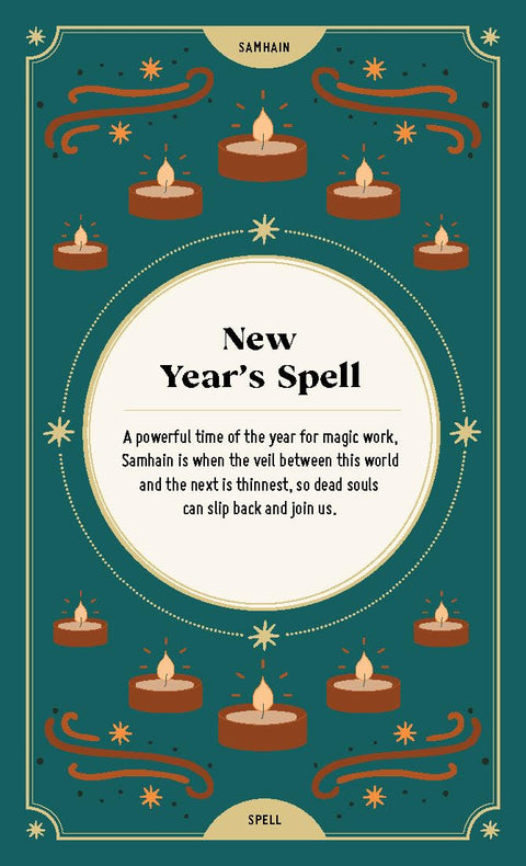 The Witch's Year Modern Magic Card Deck by David & Charles 52 Cards