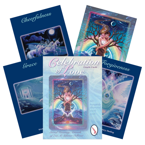 Celebration Of Love Oracle Cards Schiffer Publishing Eva M. Sakmar-Sullivan NEW