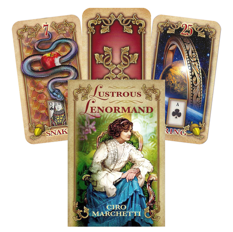 Lustrous Lenormand Oracle Cards Deck Llewellyn By Ciro Marchetti Divination NEW