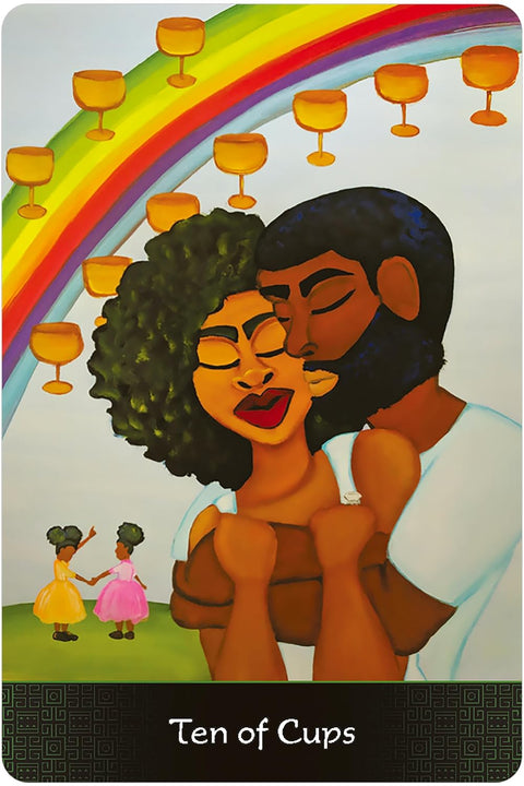 Afro Goddess Tarot Arcanas Cards Deck & Guidebook US Games Systems