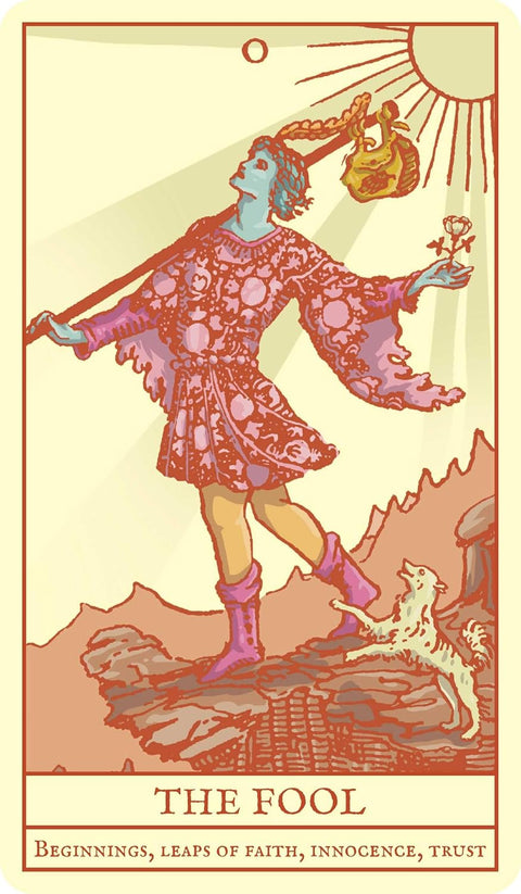 Your First Tarot Cards Deck by Rockpool Beginner Rider-Waite & Guidebook