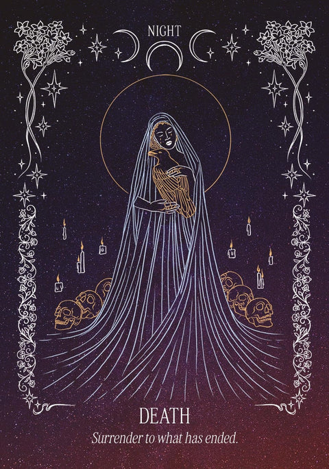 The Light in the Dark Oracle Cards Deck by Lucia Dami, 44 Cards + Guidebook