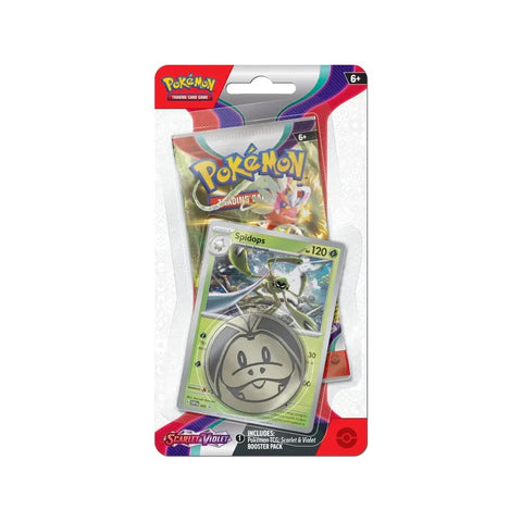 Pokemon TCG Scarlet & Violet Checklane Blister Spidops Promo Pack