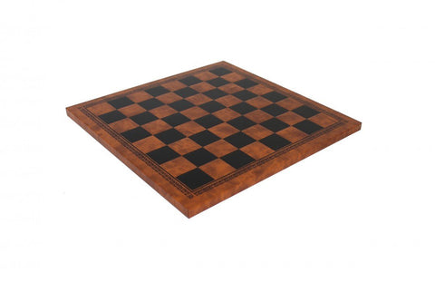 Italfama Napoleon Chess Set with Gold Silver Pieces & Faux Leather Board