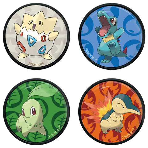 Ultra PRO Johto Alcove Click Pokémon Deck Box, 100 Cards, 4 Magnetic Badges