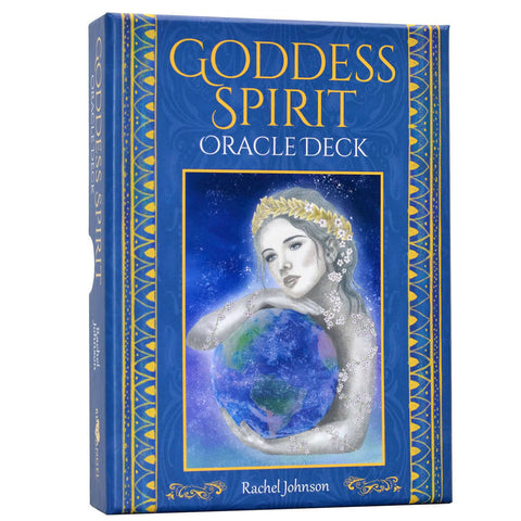 Goddess Spirit Oracle Deck by Rachel Johnson Blue Angel 44 Cards & Guidebook