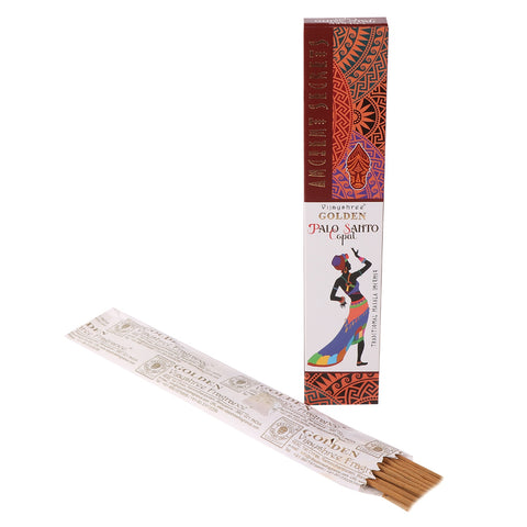 Vijayshree Golden Copal & Palo Santo Incense Sticks 15g Meditation & Cleansing