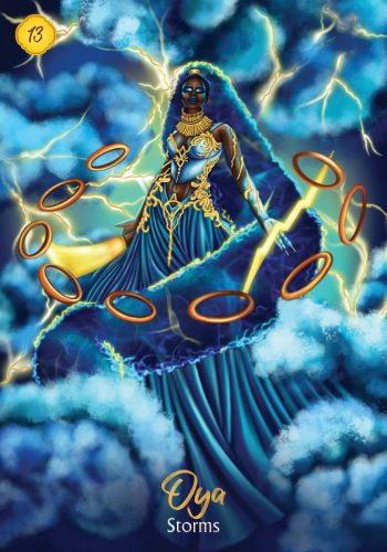 African Goddess Rising Oracle Cards Deck & Guidebook Abiola Abrams