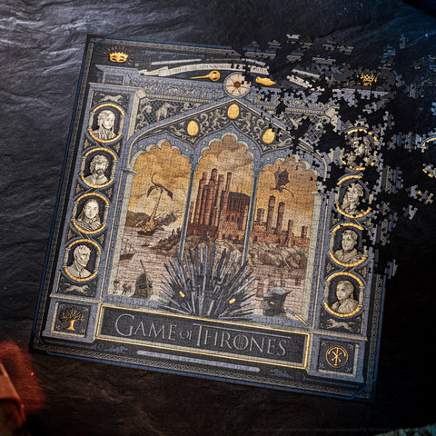 Game of Thrones 1000pc Jigsaw Puzzle by Theory11 Gold Foil Premium