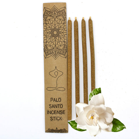 4x Palo Santo Large Incense Sticks Gardenia Scent Meditation Peru