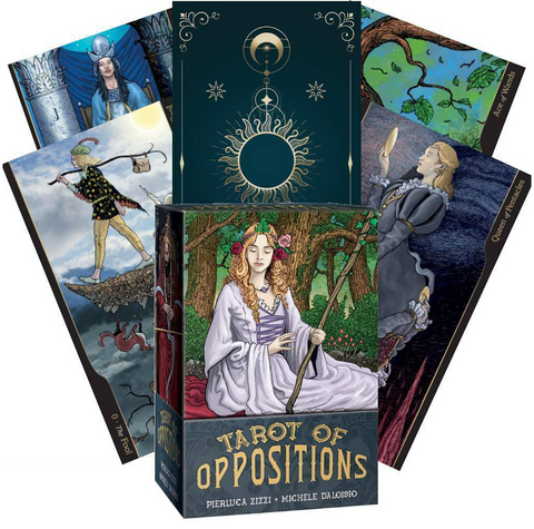 Tarot Of Oppositions Cards Deck And Book Lo Scarabeo Pierluca Zizzi Michele NEW